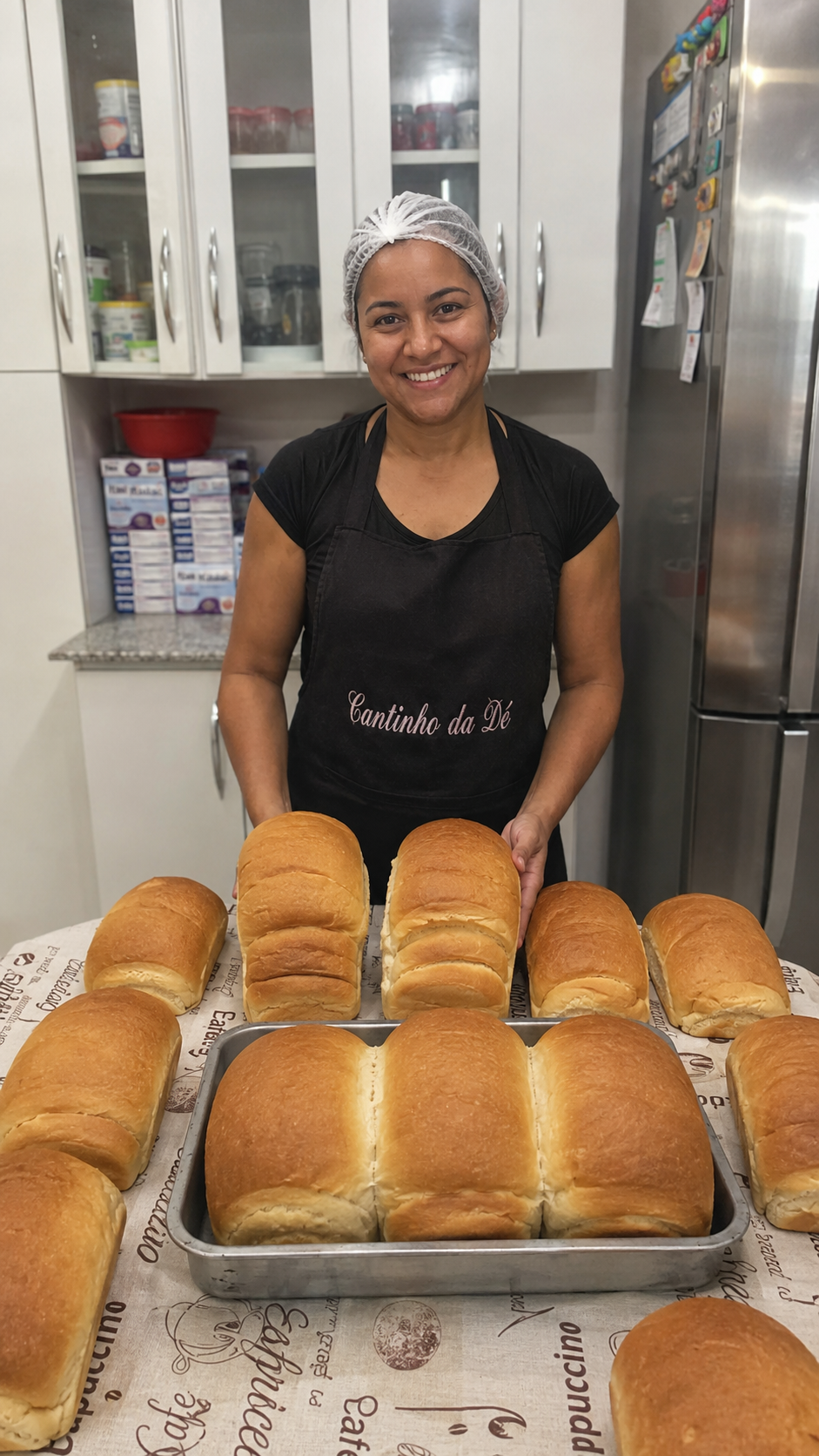 Diversos pães recém-saídos do forno